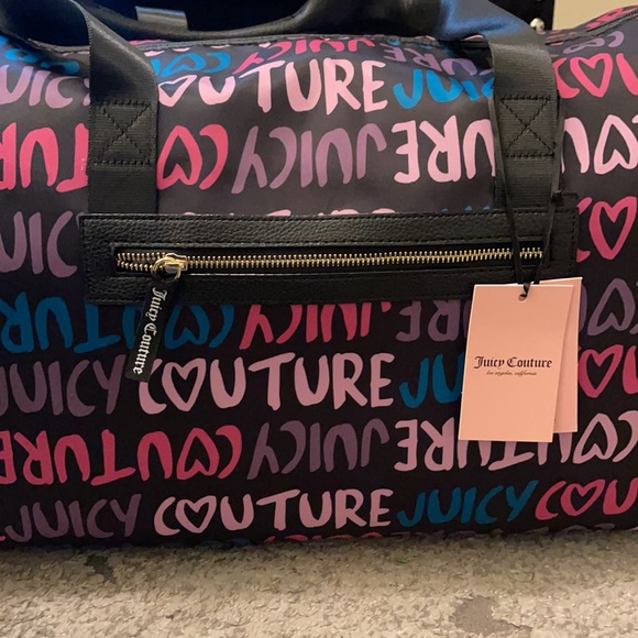 Juicy Couture Large Logo Weekender Duffle Bag - Picture 7 of 10